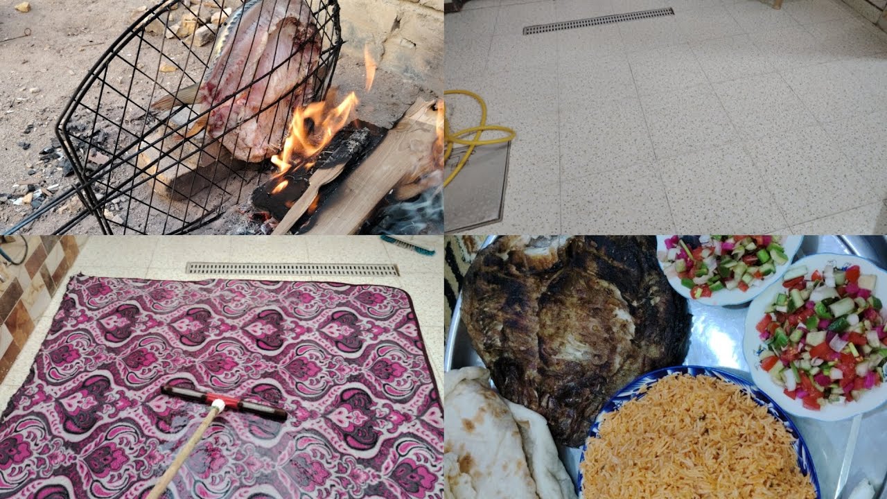 شاركتكم روتيني طبخ تنضيف وشوينه سمج مشاهده ممتعه ❤️❣️💞