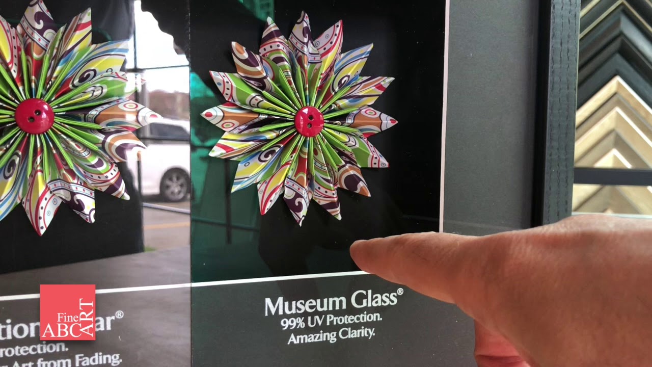 Picture Framing - Regular Glass vs. Conservation Glass