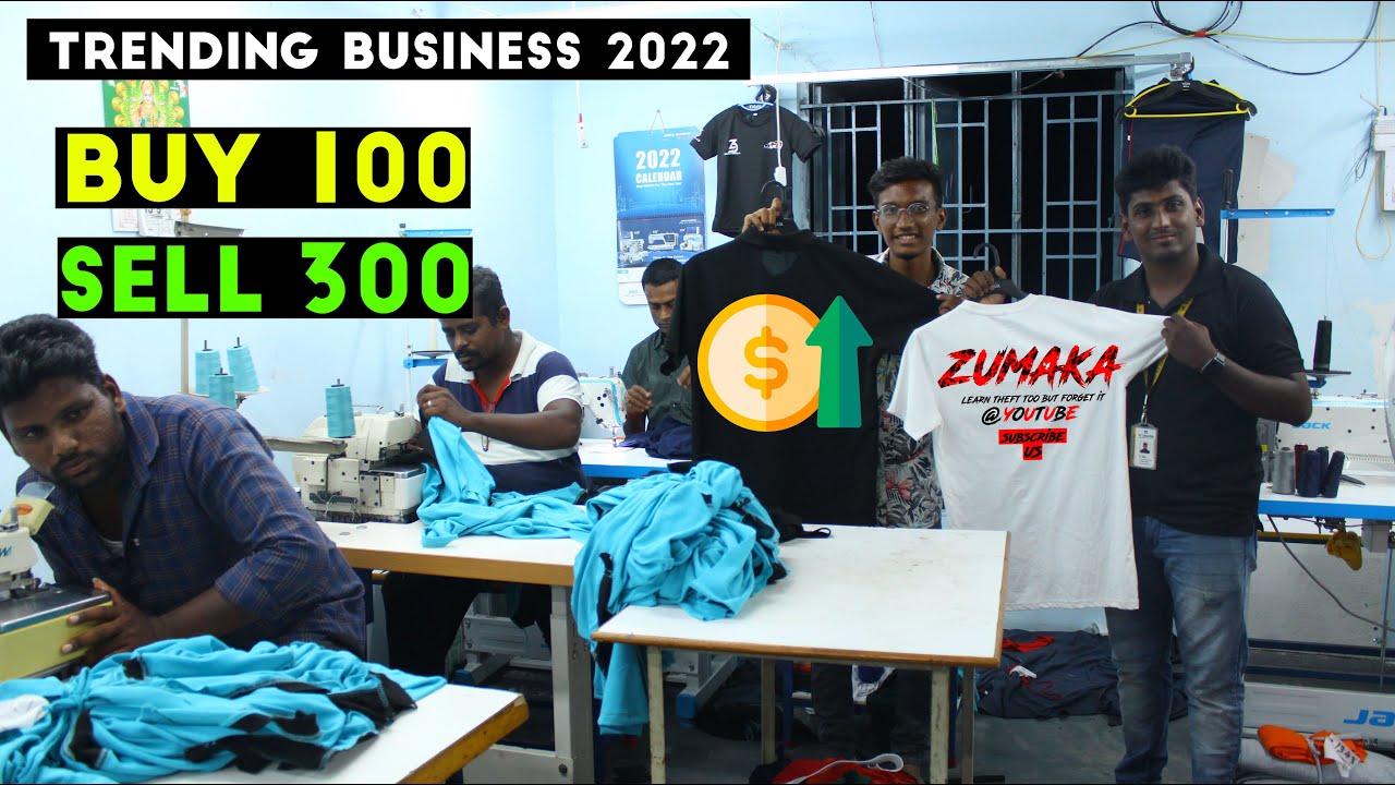T-Shirt @100 | T-shirt printing business | Customised design Logo Trending business idea  Next Level