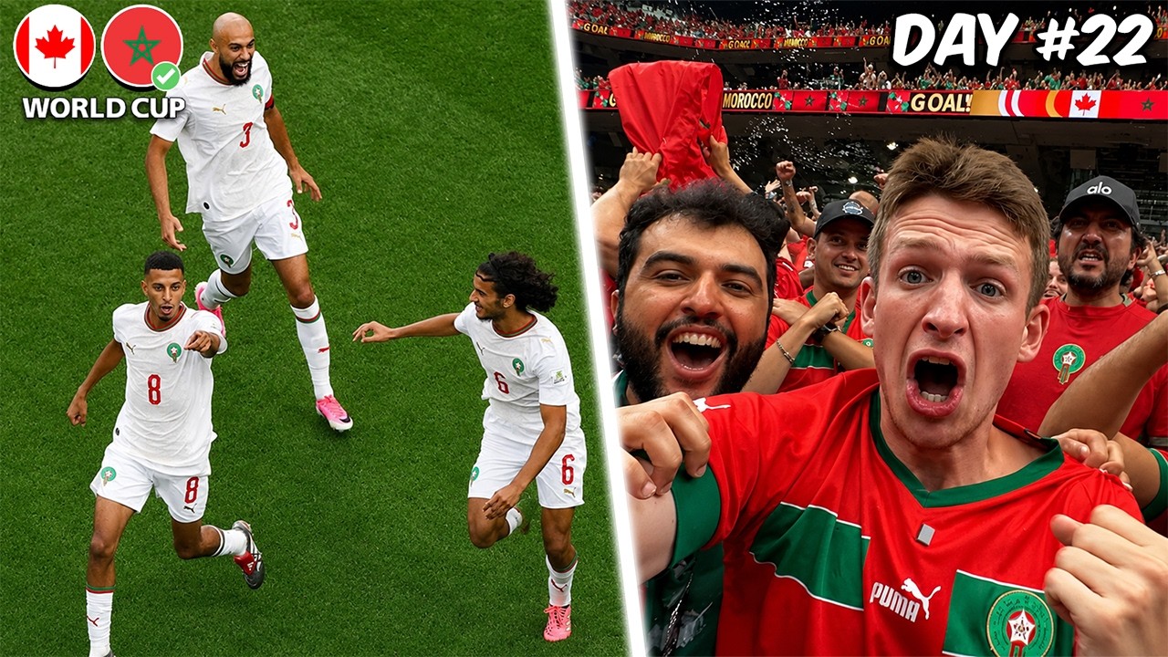 THE MOMENT MOROCCO SMASH CANADA to REACH LAST 8