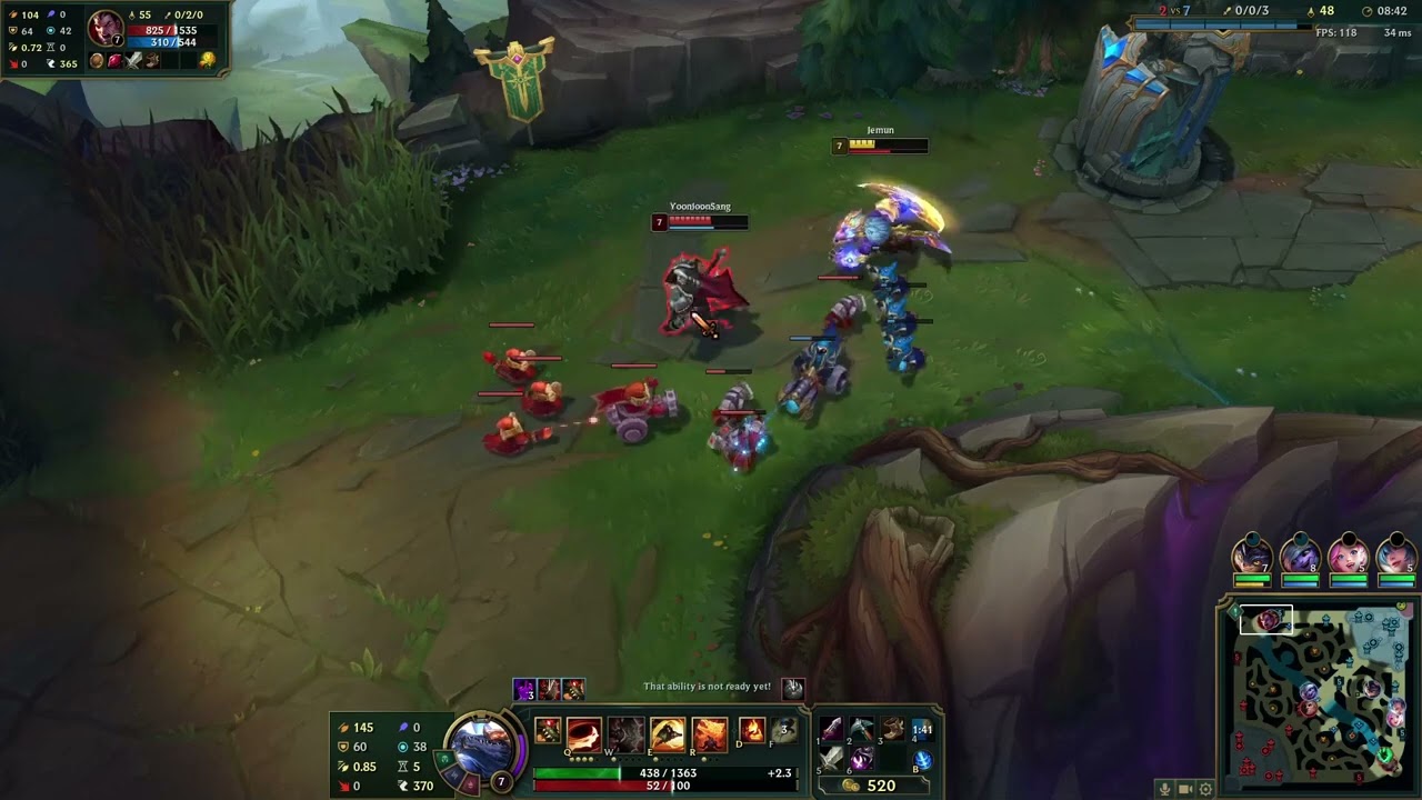 Never waste abilities in front of Renekton