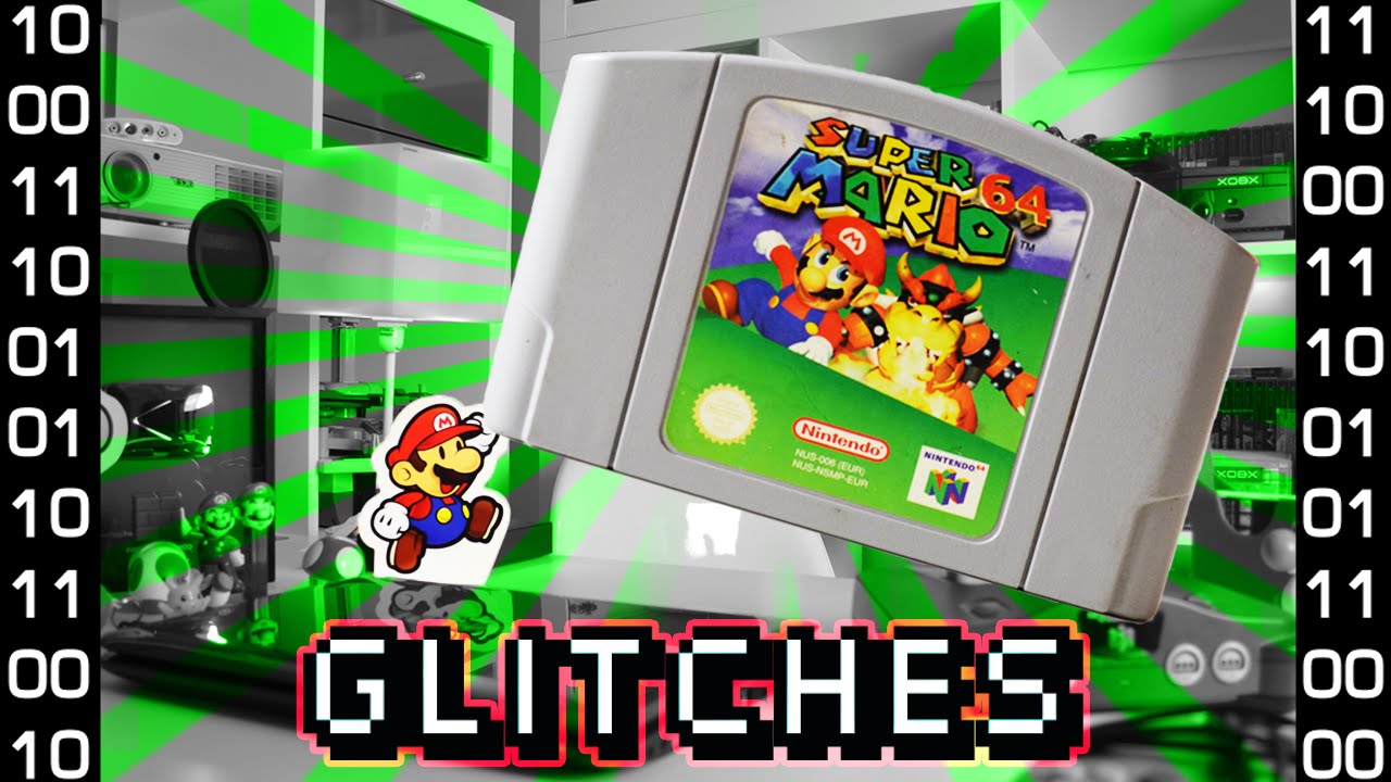 Глюки Super Mario 64 — наклон картриджа и глюки