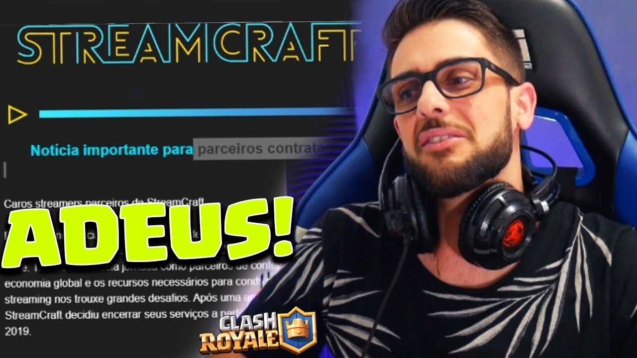 &Uacute;LTIMA LIVE DA STREAMCRAFT de CLASH ROYALE