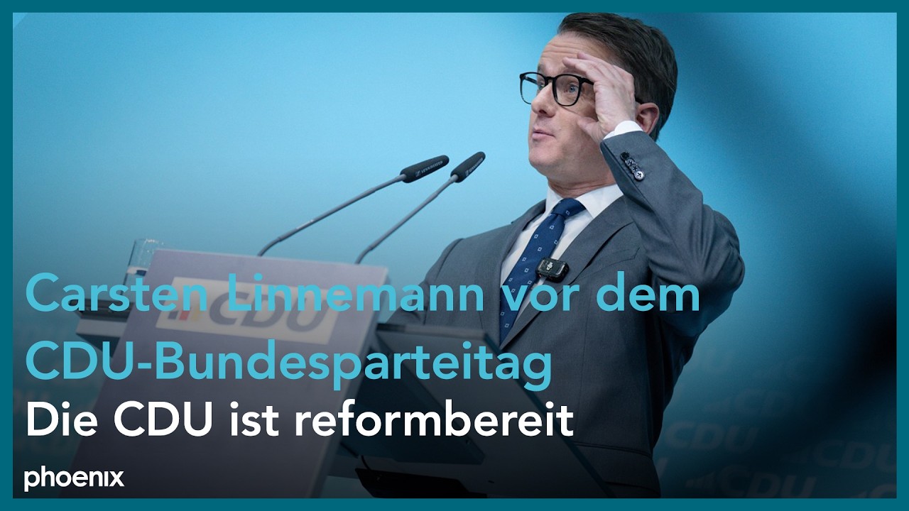 Statement von Carsten Linnemann (Generalsekretär der CDU) bei der Tagung vor dem CDU-Bundesparteitag
