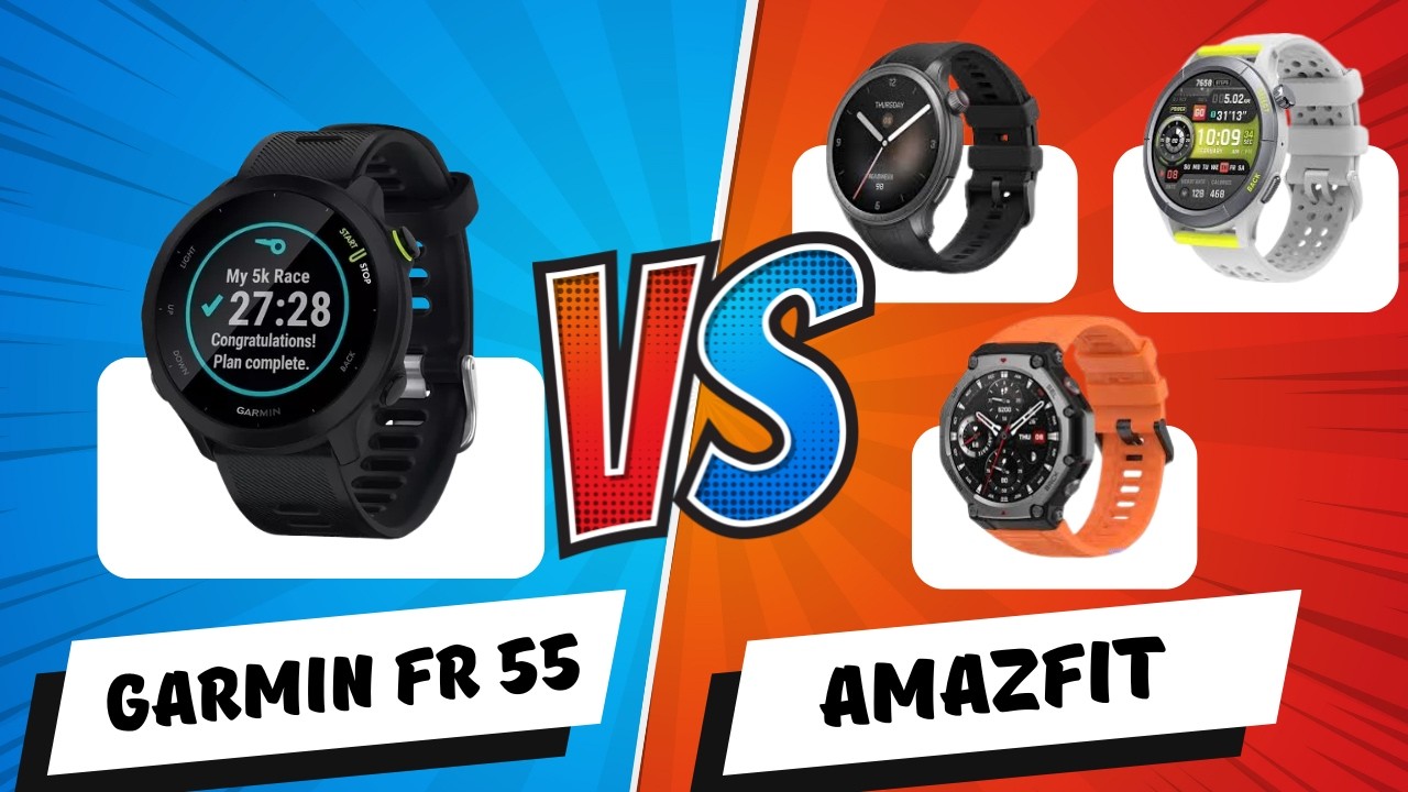 Garmin Forerunner 55 VS Amazfit – Guia de Compras