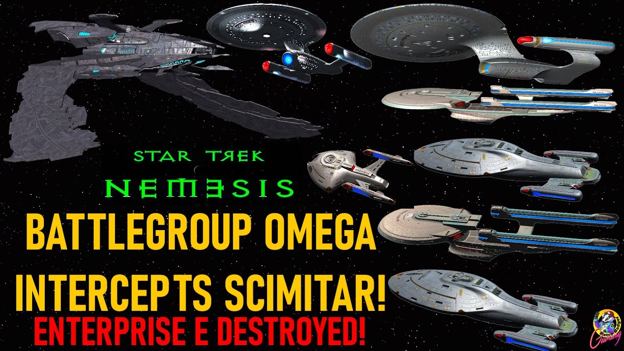 Star Trek Nemesis - BATTLEGROUP OMEGA - Enterprise Destroyed! - Both Ways - Star Trek Starship Battl