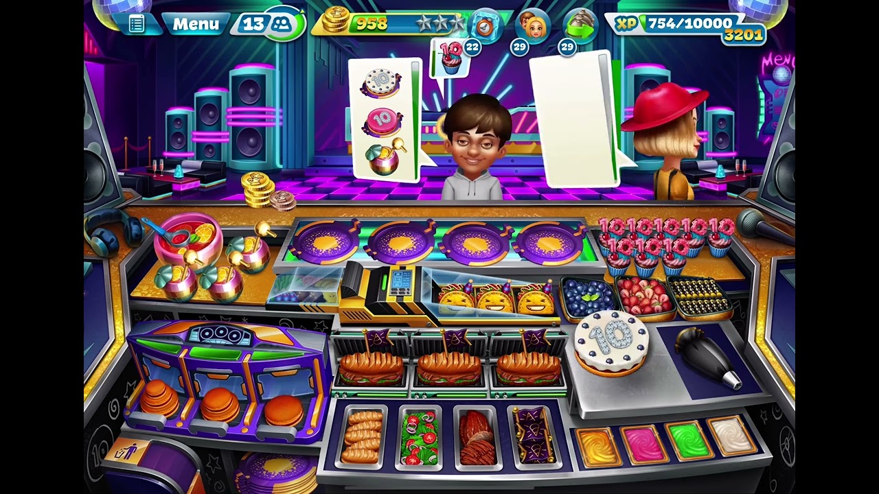 Cooking Fever - 🎂🎉 The Party Palace Level 40 ⭐️⭐️⭐️