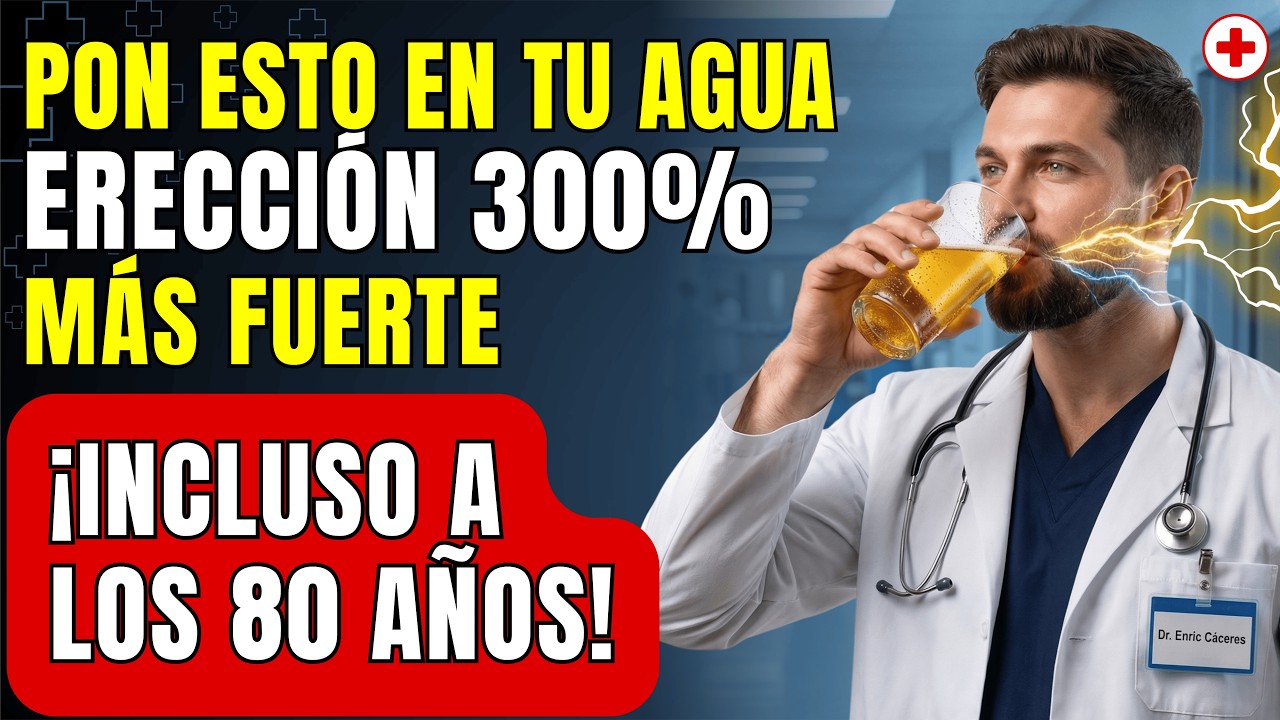 Hombres mayores 50 :¡Dejen de beber solo agua! Añade ESTO para mejorar la circulación y la vitalidad