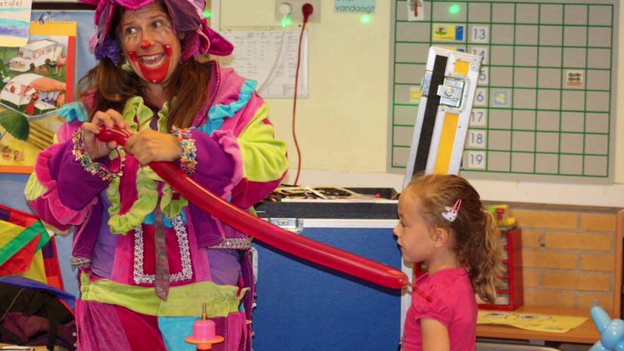 Clown Funny, Ballonnenclown Tot Knutselclown