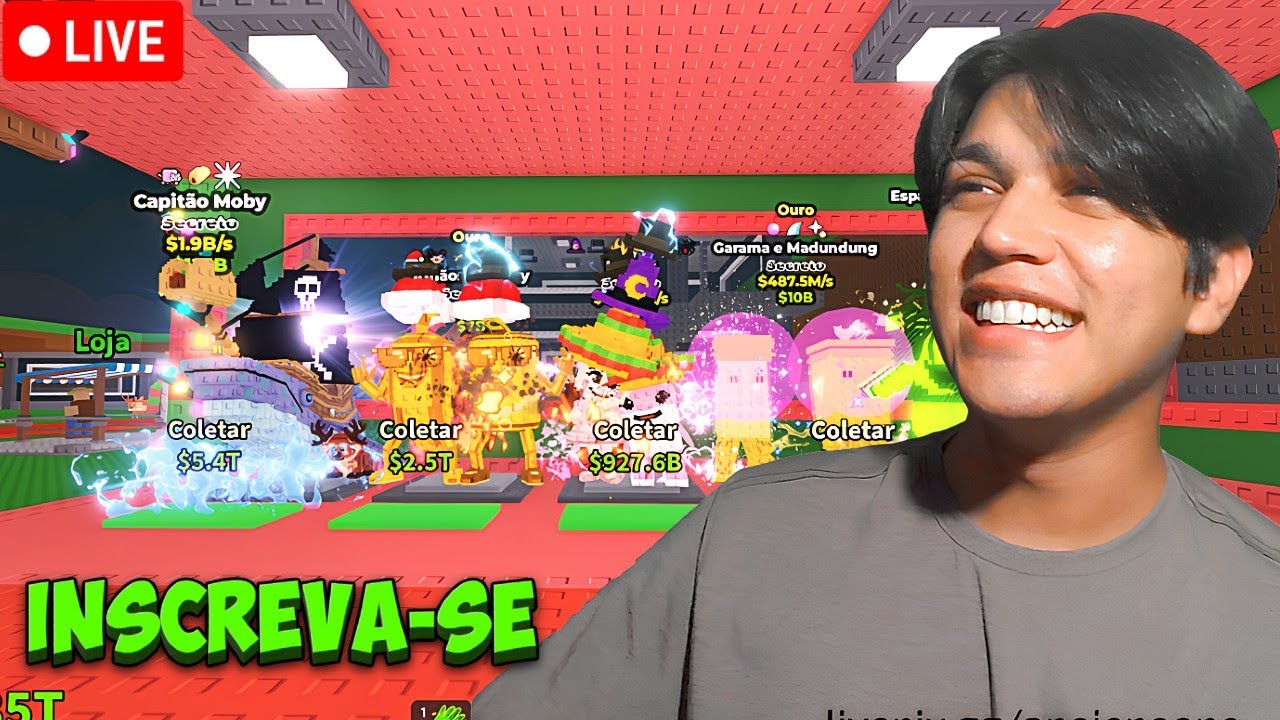 🔴 LIVE | EVENTO + TROCA DE BRAINROTS ⚫️  AOKI AO VIVO ⚫️