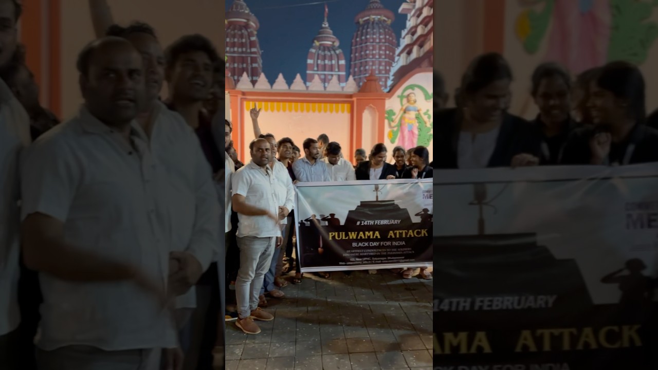The Yuva Sankalp Foundation team observed a Black Day in remembrance of the Pulwama martyrs.