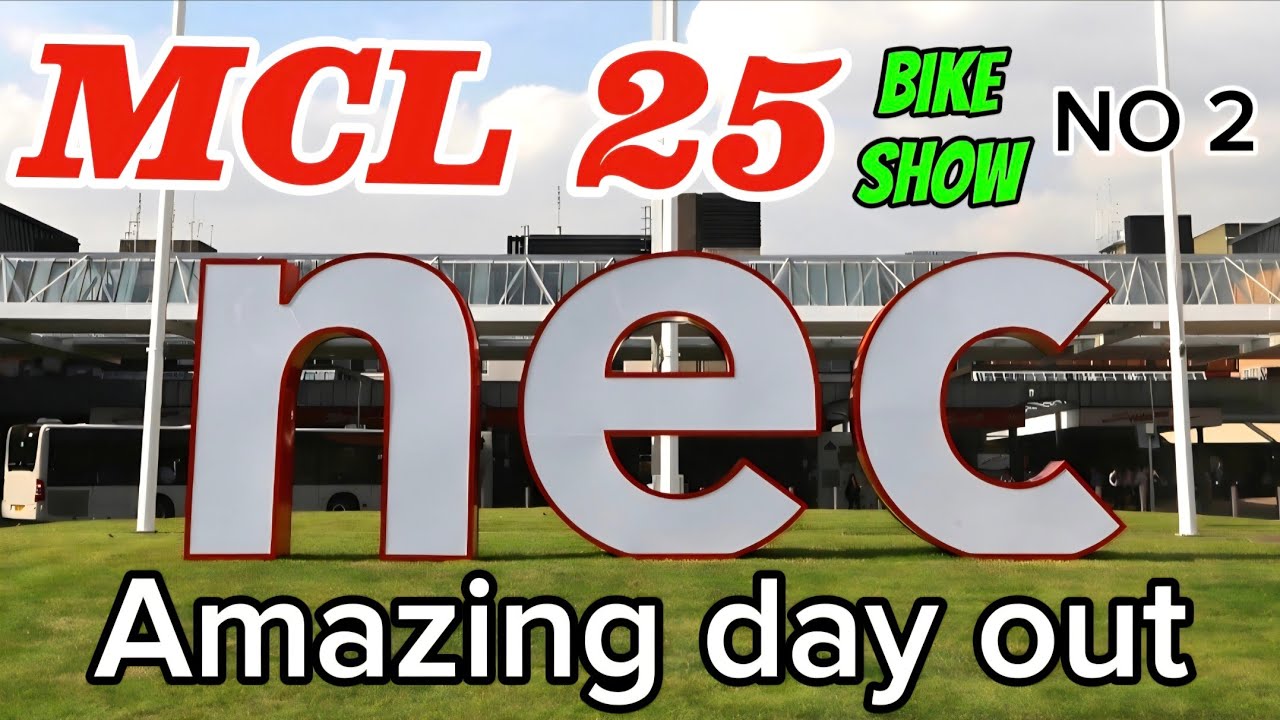 MCL 25 walk about. A day out with my son Tom. At the NEC Birmingham bike show.