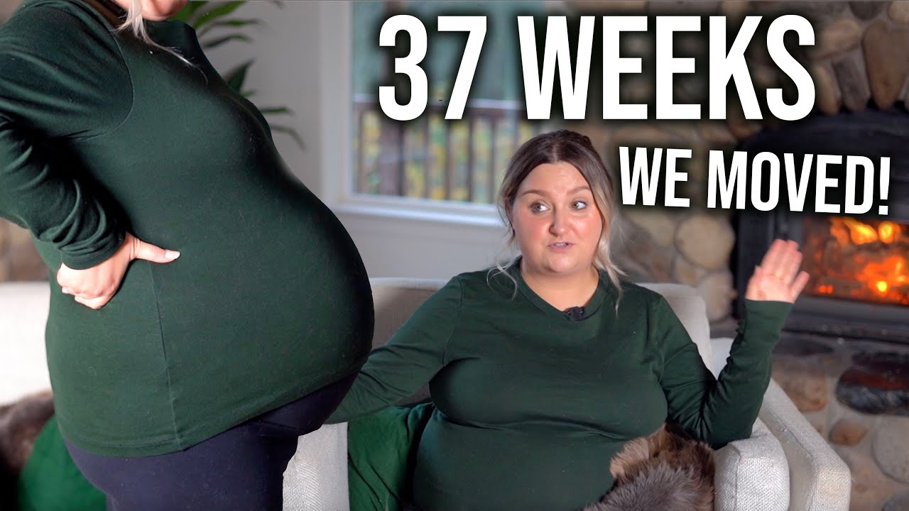 37 WEEKS PREGNANT! WE FINALLY MOVED!! INSOMNIA, ANXIETY, NESTING, ABDOMINAL SEPARATION ETC.