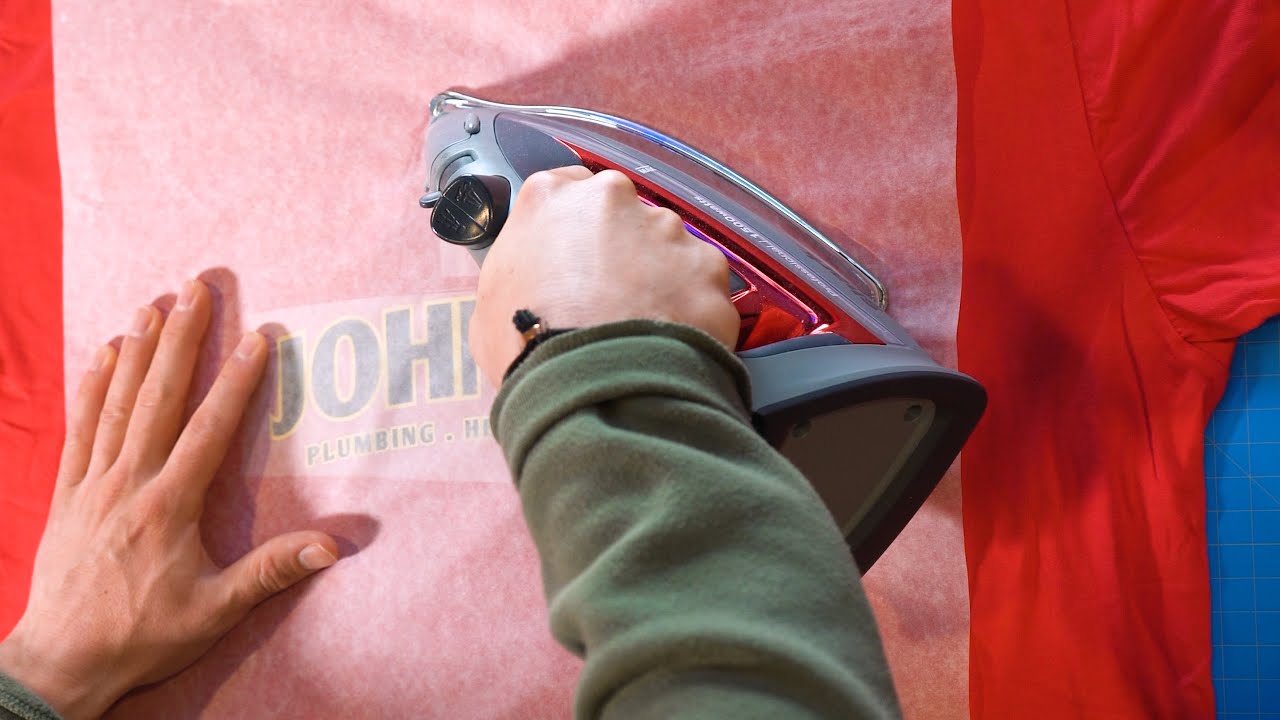 Нанесение переводных изображений с помощью традиционного утюга