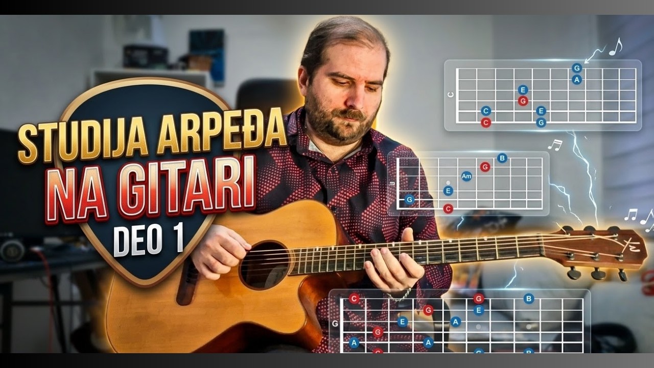 Studija Arpeđa na Gitari - Deo 1