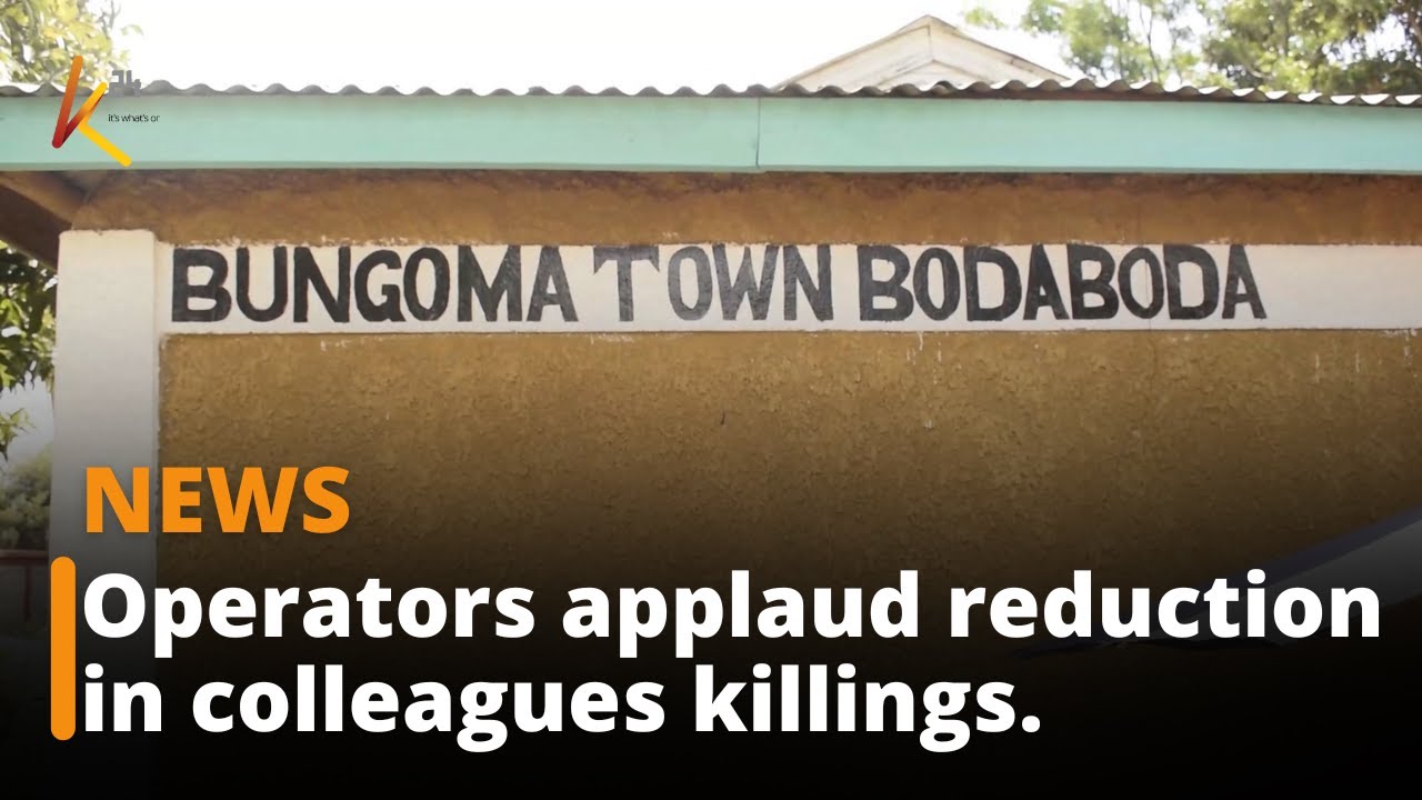 Bodaboda operators applaud reduction in colleagues killings.