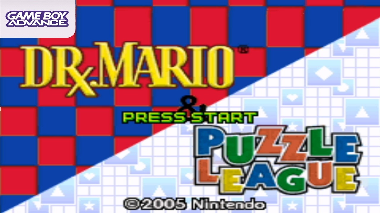 Dr. Mario & Puzzle League (Game Boy Advance Gameplay)