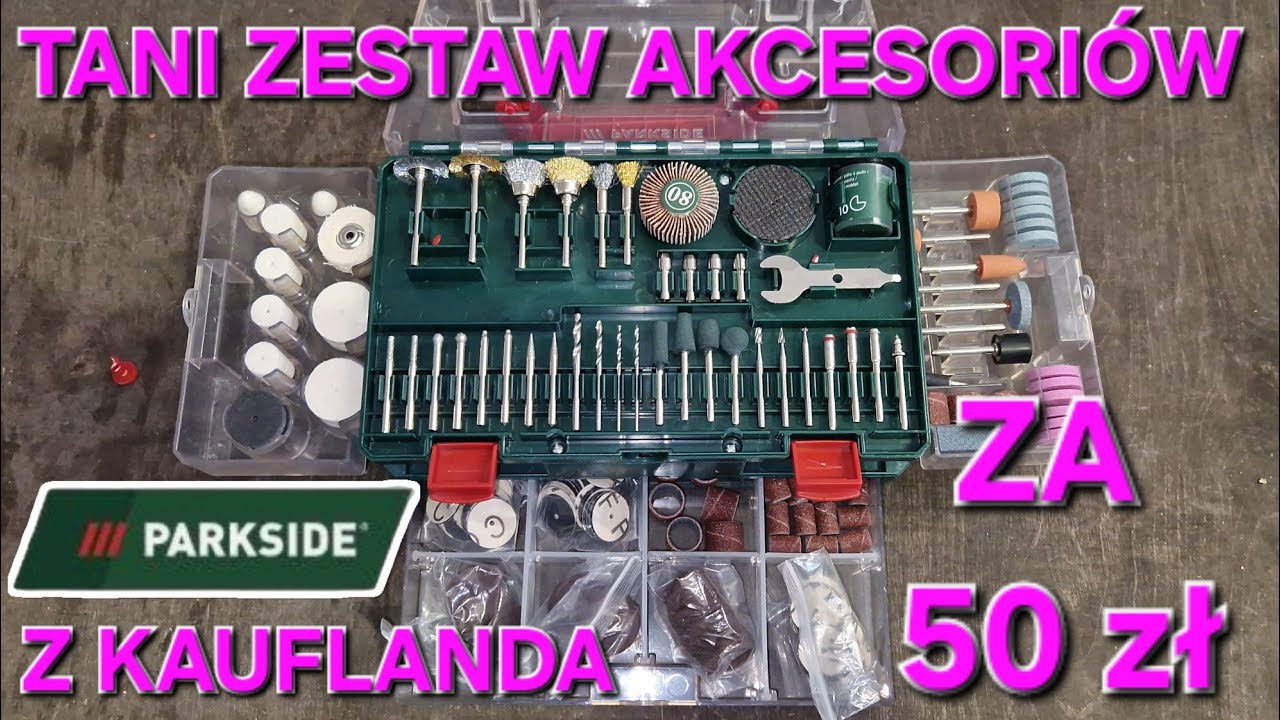 PARKSIDE Z Kauflanda za 50 zł  Zestaw Akcesoriów  Unboxing