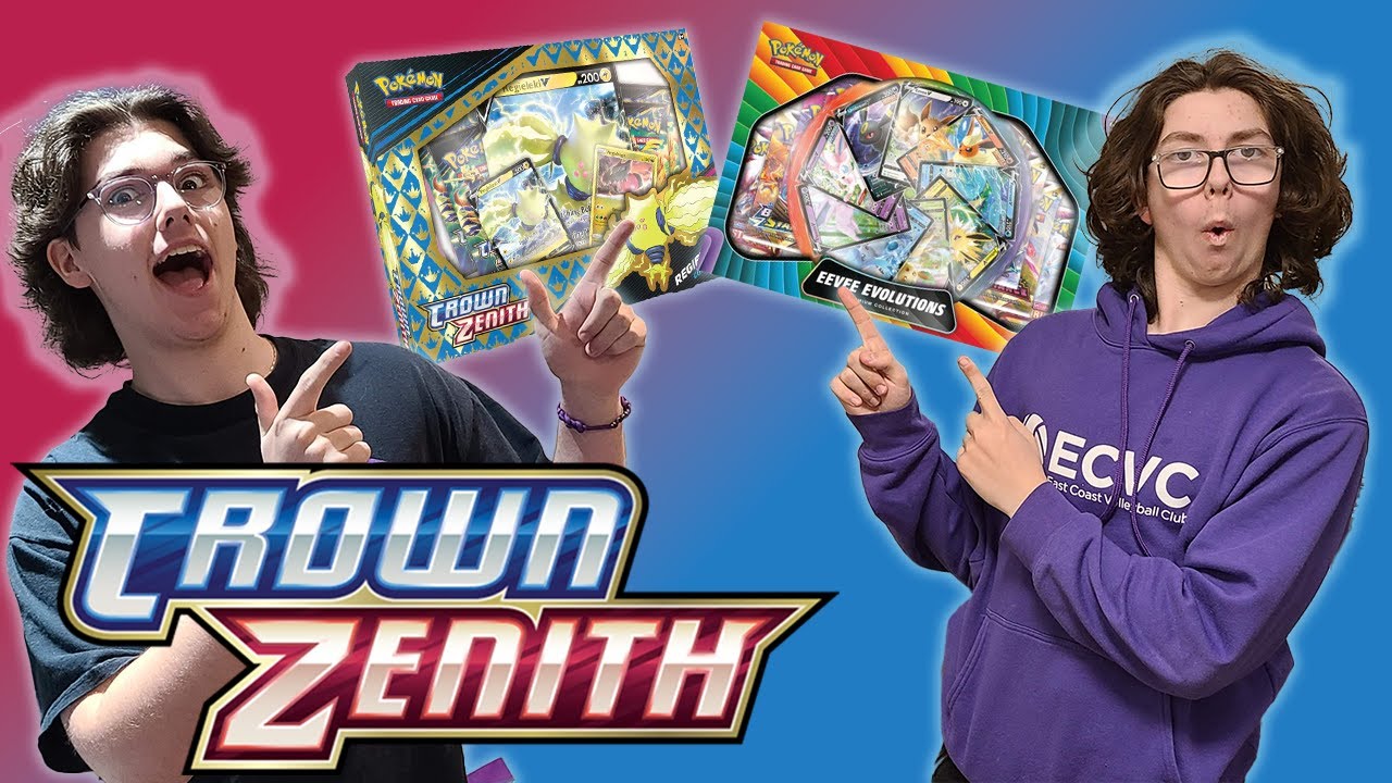 Double the Fun: Unboxing the Crown Zenith Regieleki and Gamestop Exclusive Eeveelutions Boxes!