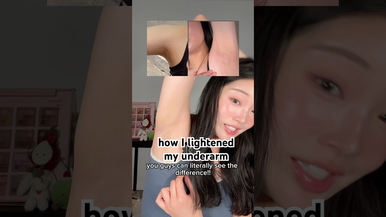 the routine that actually helped my underarm to lighten!! Ad #underarm  #brightening #idolskincare