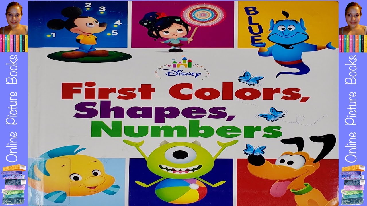 Disney First Colors, Shapes, Numbers | Online Picture Books | Online Kids Books | Kids Learn To Read