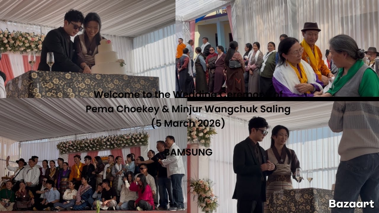 Tibetan marriage dancing India
