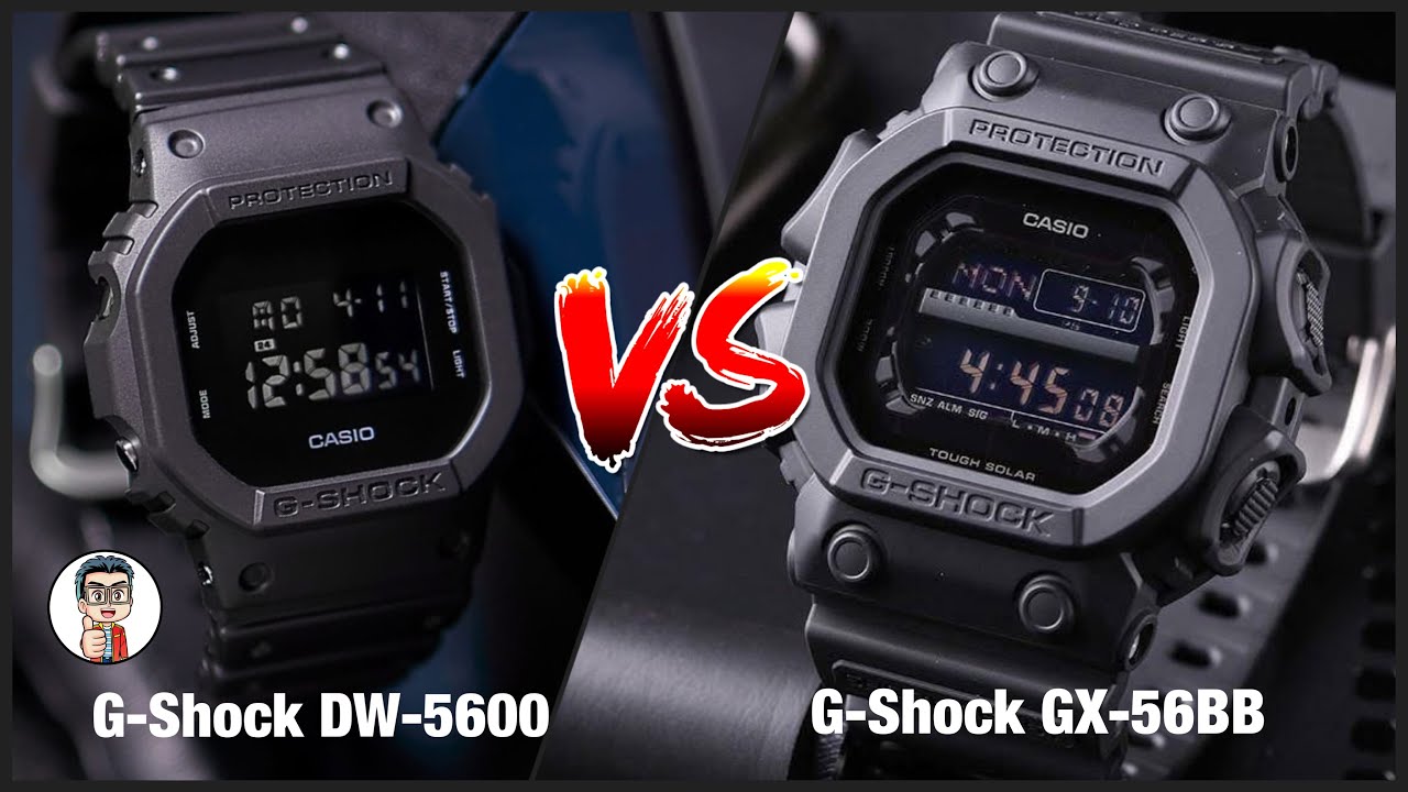 ยักษ์เล็ก vs ยักษ์ใหญ่! G-SHOCK DW-5600UBB เทียบ GX-56BB + DW-5750E ตัวเลือกไหนคุ้มสุด?