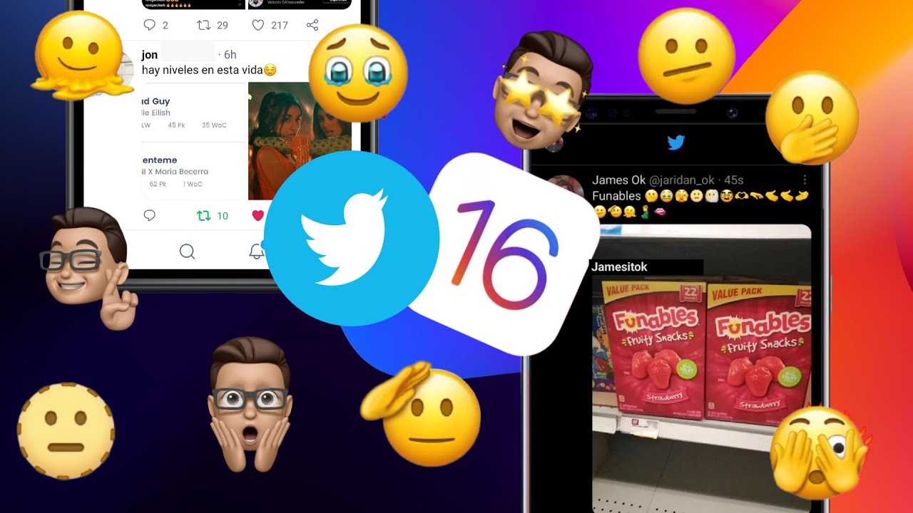 ✅TWITTER ESTILO IPHONE 13 PRO MAX CON NUEVOS EMOJIS IOS 16 EN ANDROID ACTUALIZADO 2022