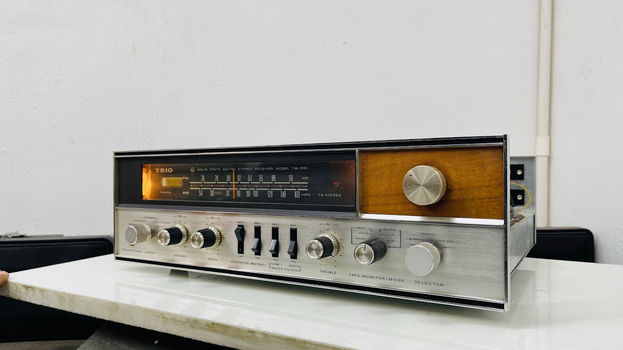 Trio TW 510 dòng cổ xuất âm tụ máy zin bản chạy 4 sắt nec chất âm hay giá xả 2t7(27)lh 0869548538