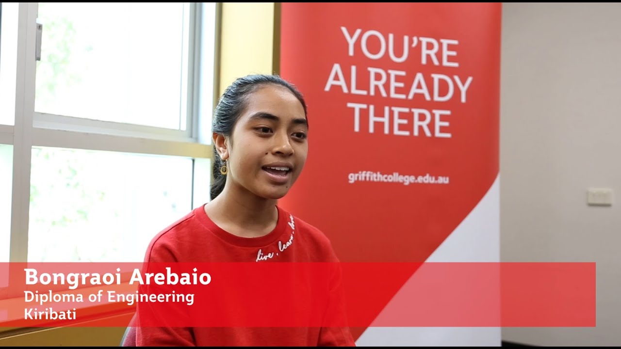 Kiribati student studying Diploma of Engineering explains why she chose Griffith College