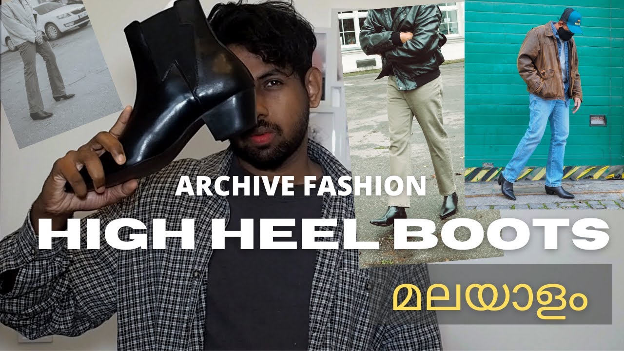 HIGH HEELS  BOOTS FOR MEN (മലയാളം) | Chelsea Boots |Men fashion malayalam