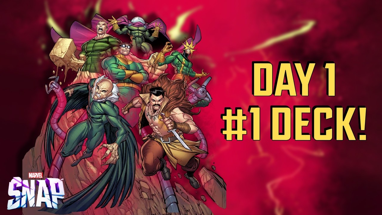 The BEST DAY 1 Sinister Six Deck! | First Day Thoughts | MARVEL SNAP Gameplay | Deck Full Breakdown!
