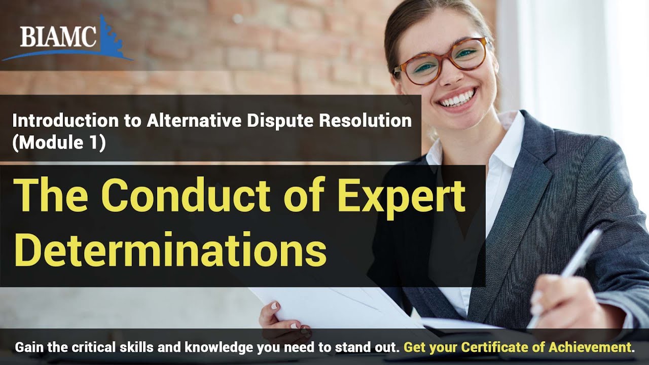 The Conduct of Expert Determinations