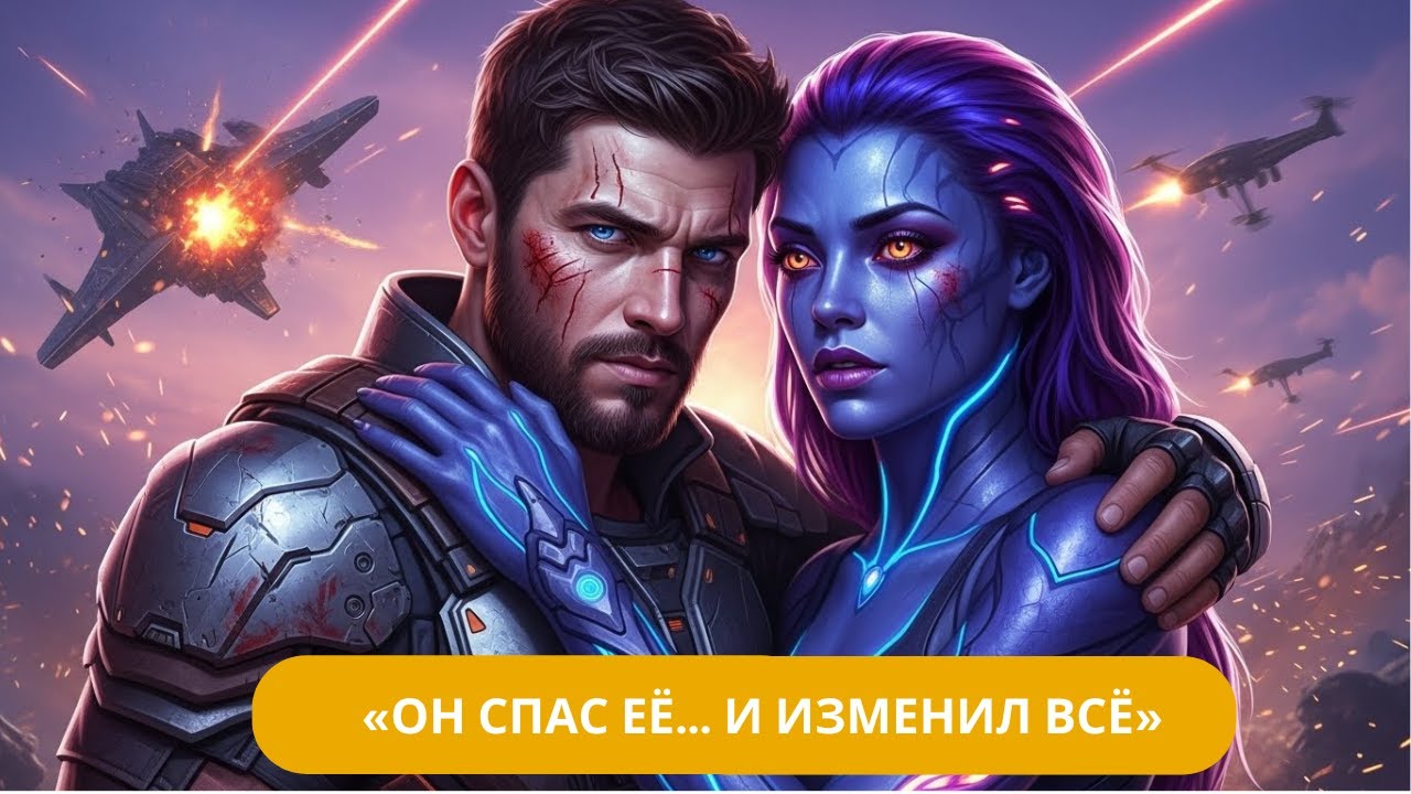 «Свирепая инопланетянка стала ласковой после того, как человек исцелил её рану»