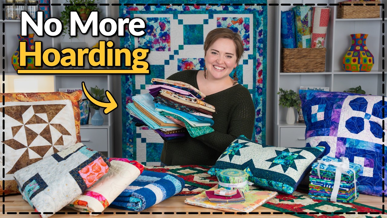 Only Fabric Stash Busting Video You'll Need!