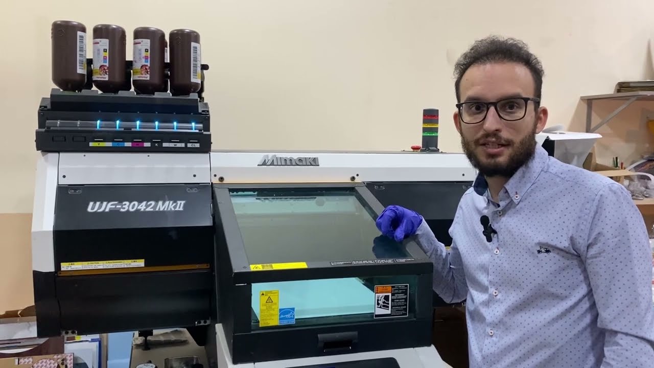 Cómo cambiar el capin de una Mimaki UJF 3042 MKII
