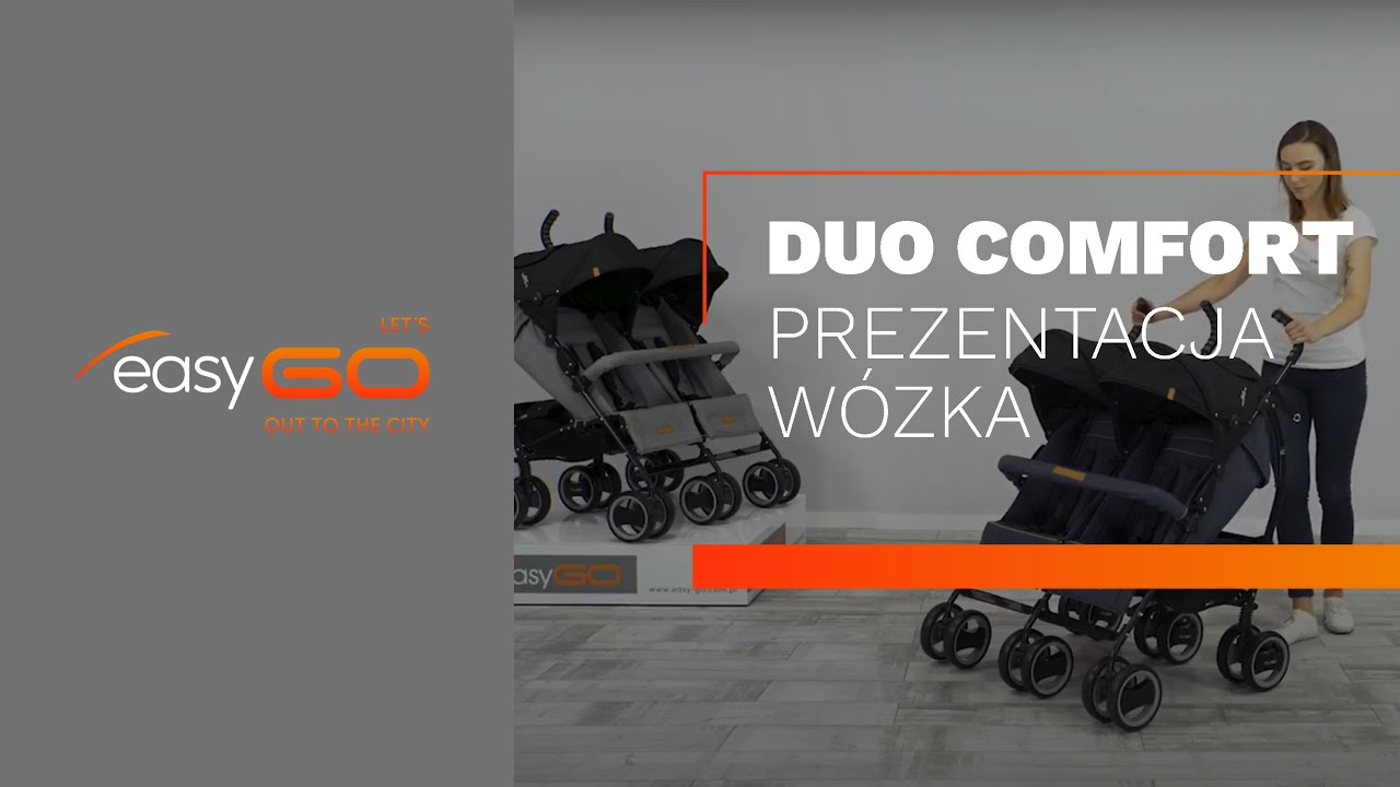 Duo Comfort marki Easygo tania spacer&oacute;wka dla bliźniak&oacute;w (Easy Go)