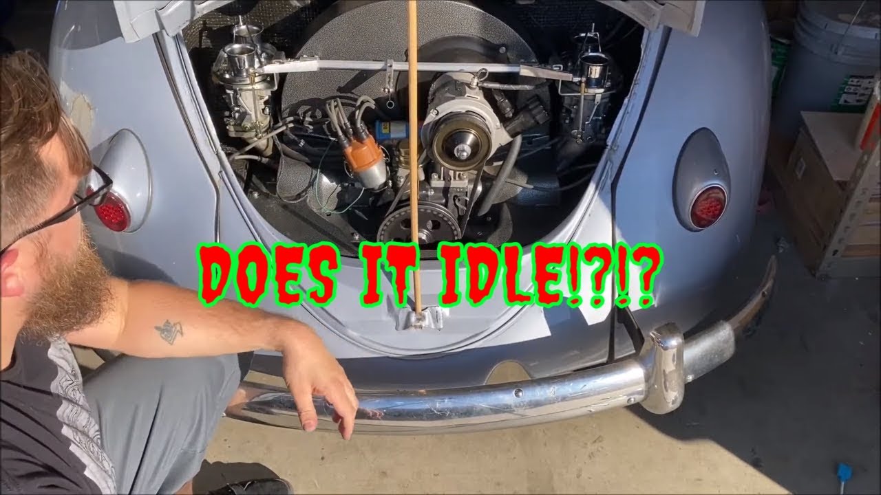 Aircooled Volkswagen Won't Idle! Working On Pops 56 Vw Beetle! Mileage Unknown Ep49!