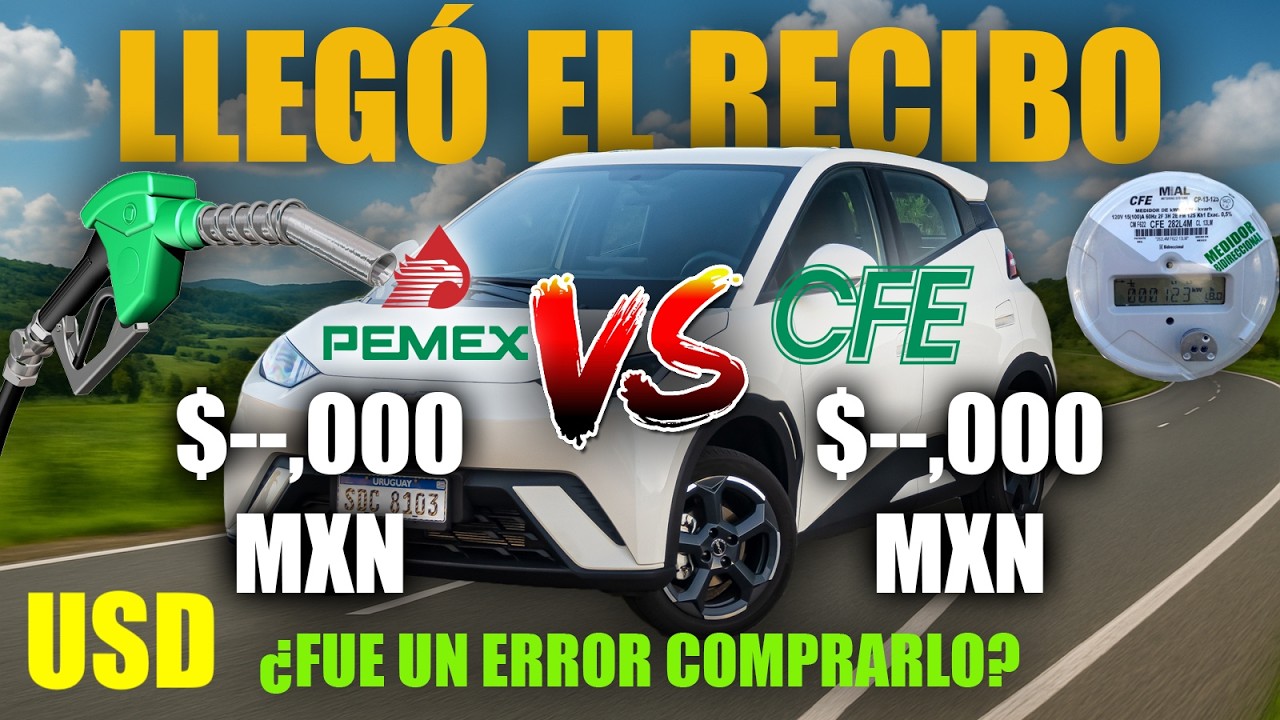 Te muestro cuánto pagué de electricidad en un mes por mi auto eléctrico (todo en dólares)