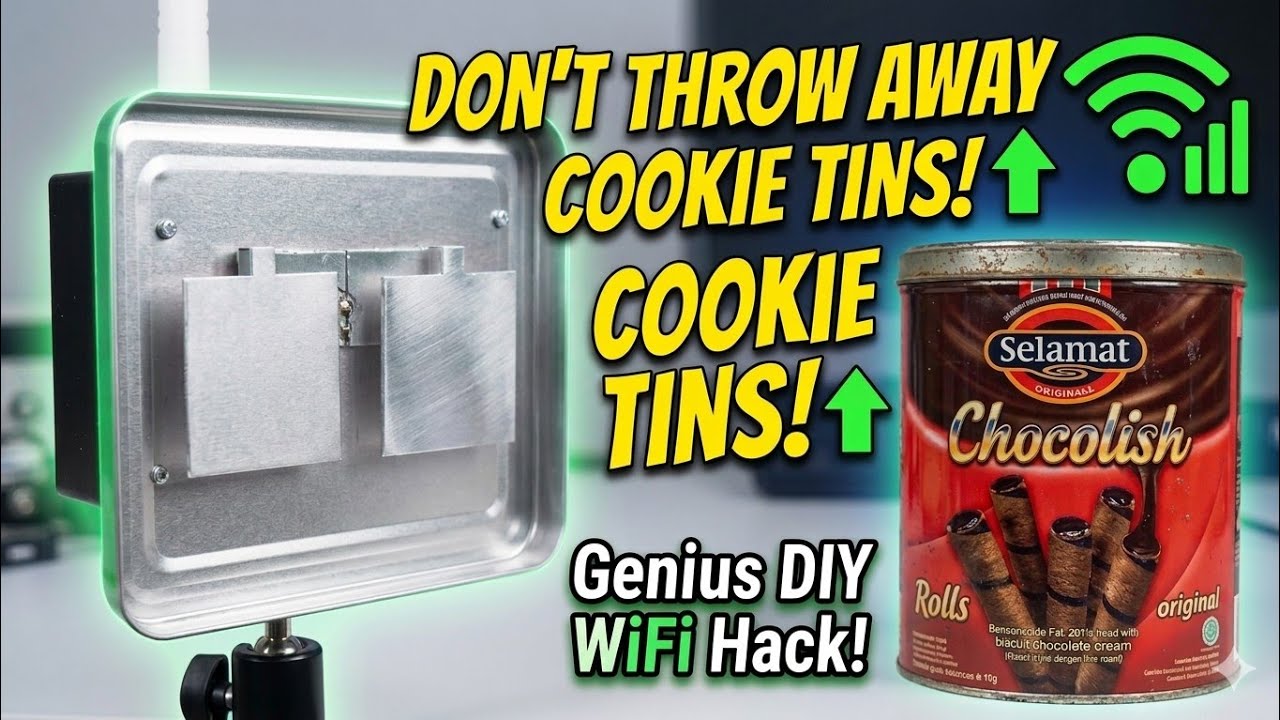 Antena Wifi Dari Tutup Kaleng Biscuit