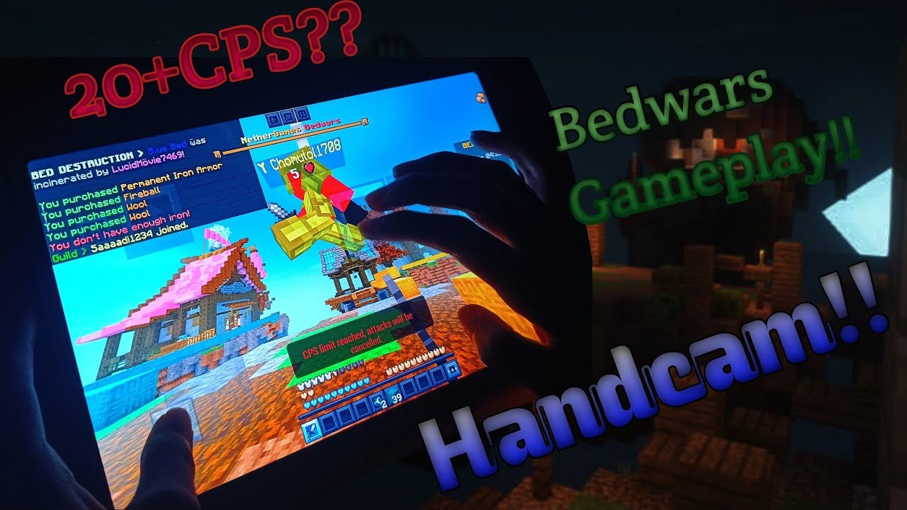 Bedwars handcam | customized ctrl | NetherGames bedwars | hive