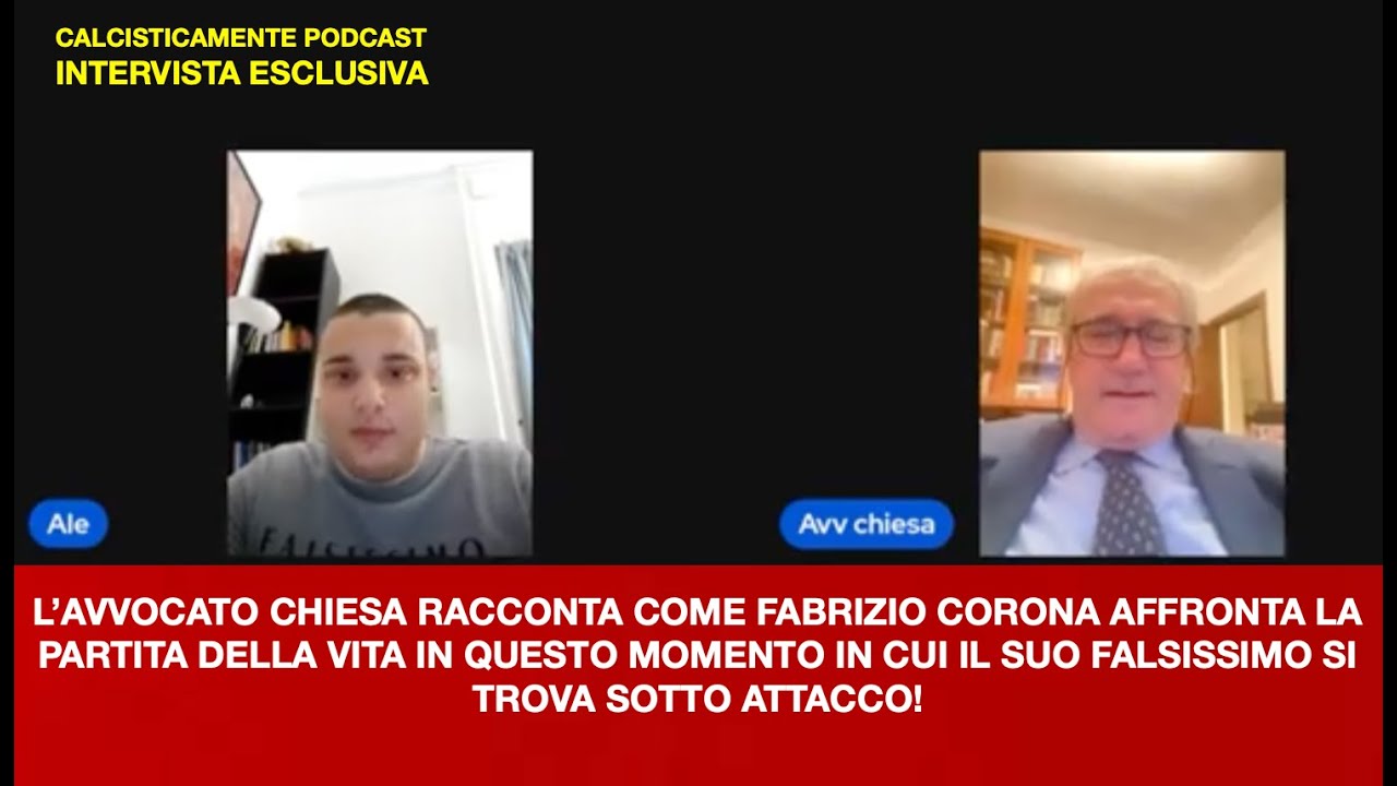 Intervista all'avvocato Chiesa, legale di Fabrizio Corona - Passerà guai Falsissimo?