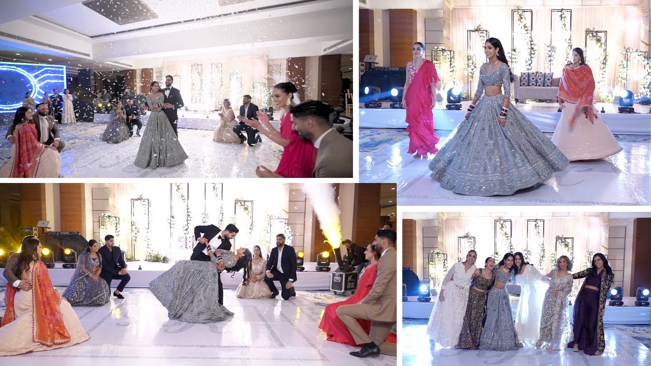 Amazing BRIDE's & GROOM's DANCE Performances with Family & Friends on popular songs  | Robin & Kiran