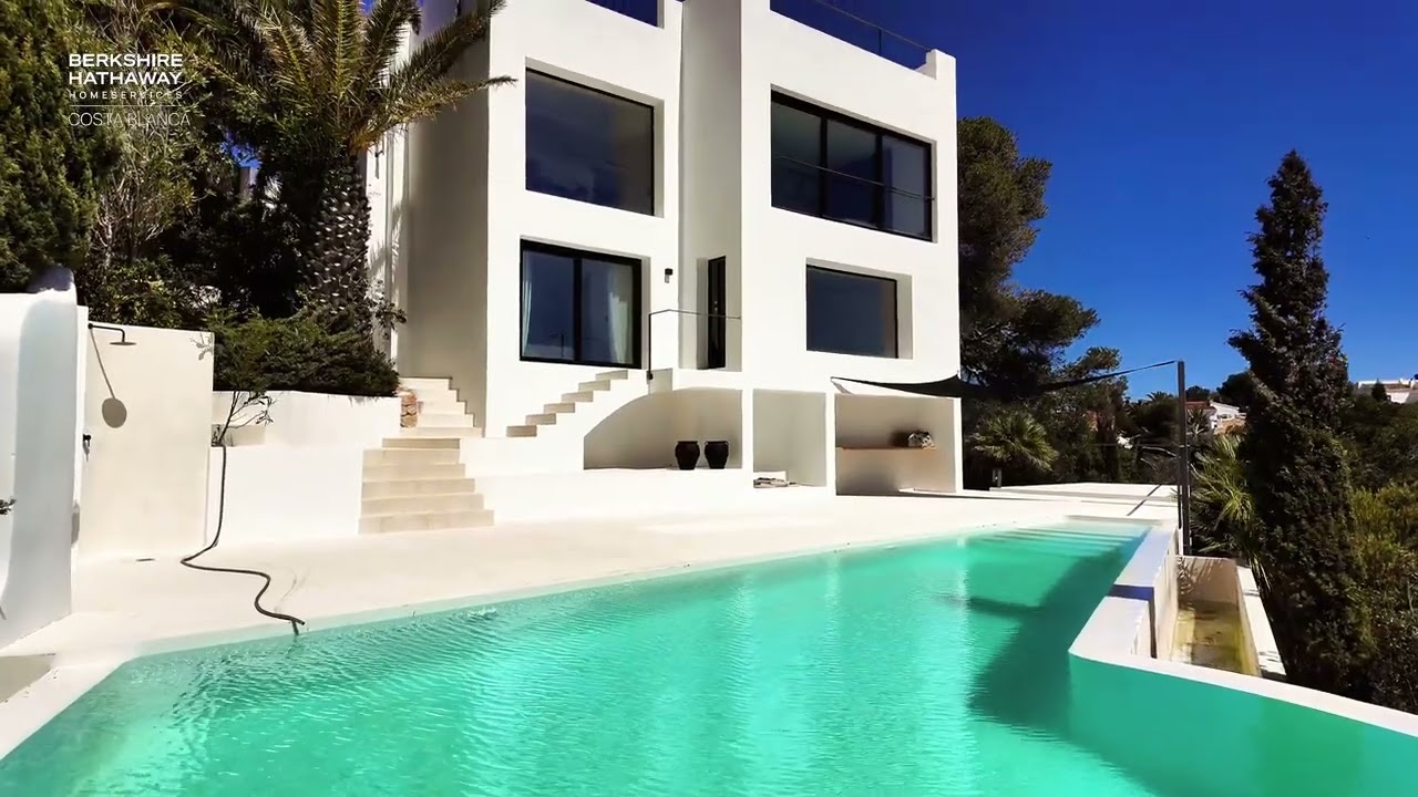 🏡 Ibiza-Style Villa with Panoramic Sea Views in Granadella, Javea – Move-In Ready! 🌊☀️