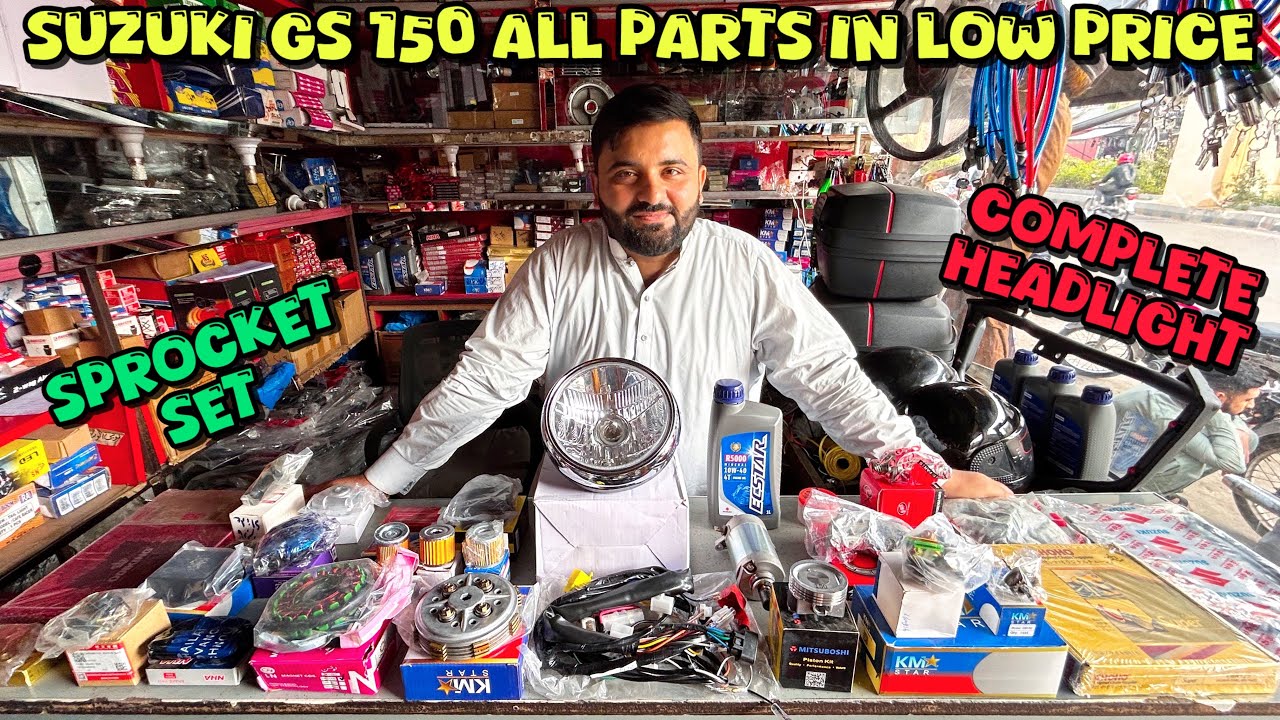 Suzuki Gs 150 Aftermarket Parts in Low Price😎🔥|| Pak Moto