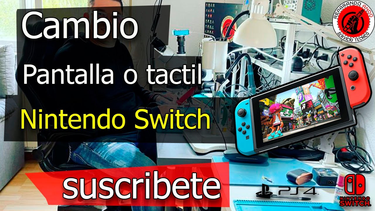 Como cambiar la pantalla de la Nintendo Switch