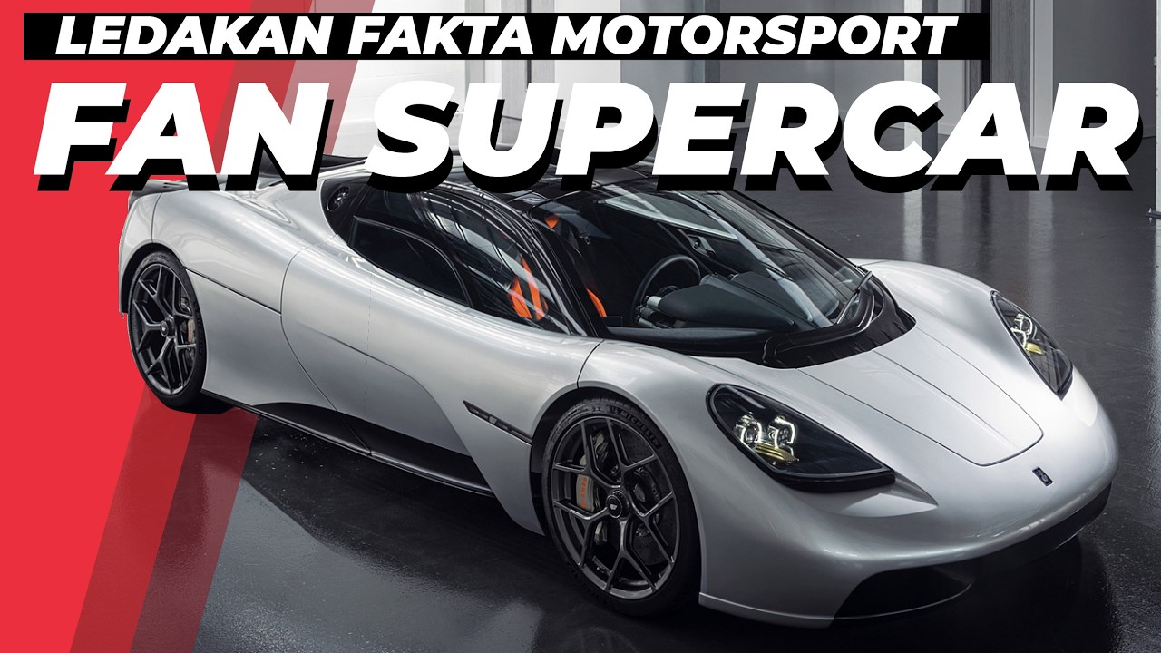 Supercar V12 Bertenaga Kipas Angin! Inilah Gordon Murray T.50!