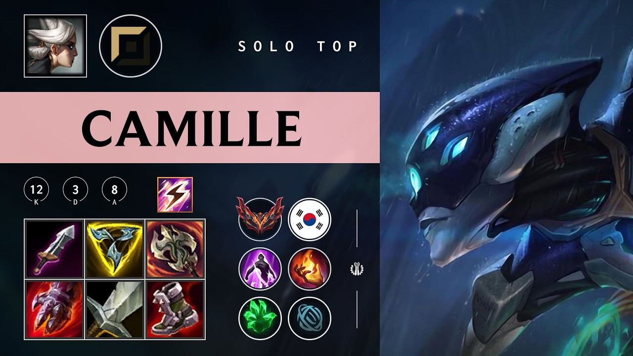 Camille Top vs Riven - KR Grandmaster Patch 26.06