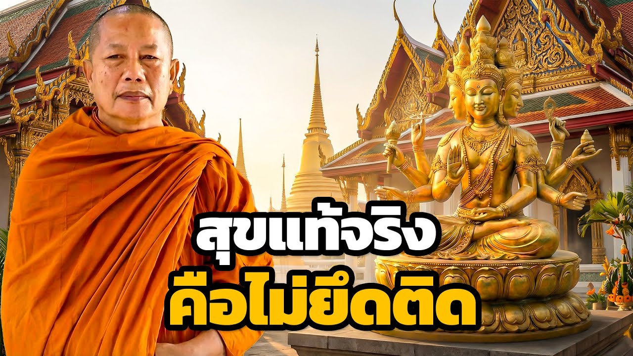 ความสุขที่แท้จริง..คือการไม่ยึดติดสิ่งใด พระมหาบุญช่วย ปัญญาวชิโร