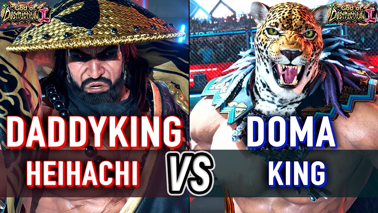 T8 🔥 DADDYKING (Heihachi) vs DOMA (King) 🔥 Tekken 8 High Level Gameplay